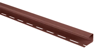 Планка "J - trim" Альта-Профиль Красно-коричневая Т-15 - 3,00м (А)